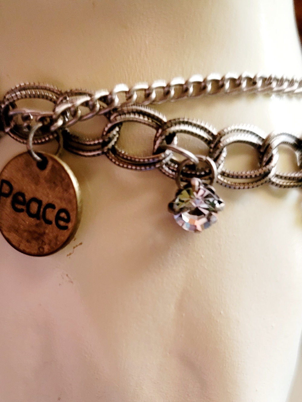 Silver-Tone Charm Bracelet
